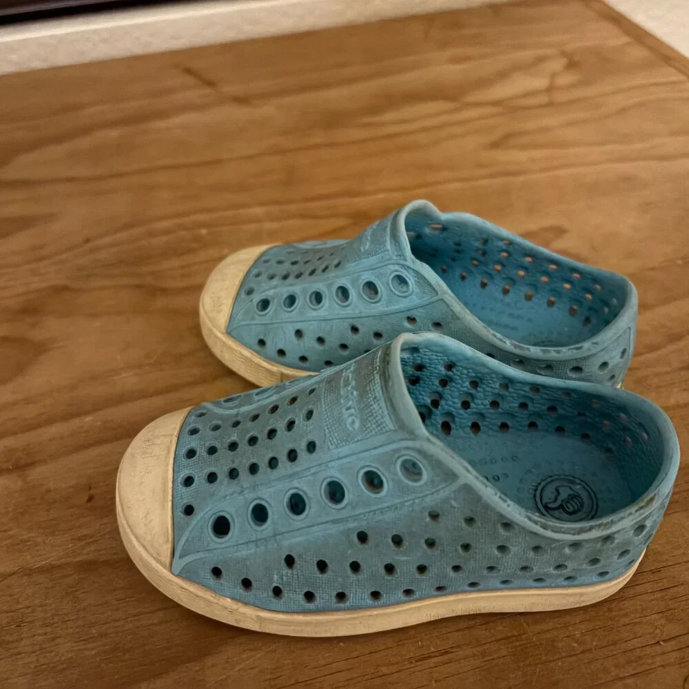 Native Jefferson Sandals Waterproof Outdoor Lightweight BlueToddler Size C 6